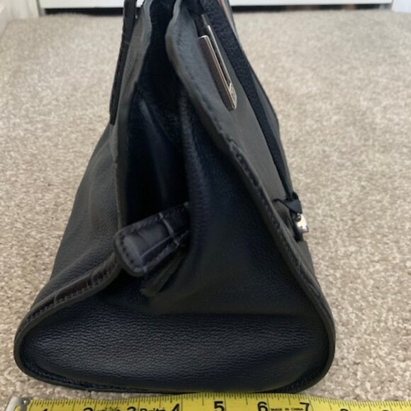 NWOT Brighton Raven Soft Satchel Pebbled Leather Crossbody Bag Heart Charm - Picture 6 of 16